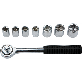 Klucze nasadowe 3/8", zestaw 8szt. Top Tools 38D142