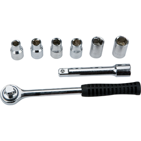 Klucze nasadowe 1/2", zestaw 8szt. Top Tools 38D143