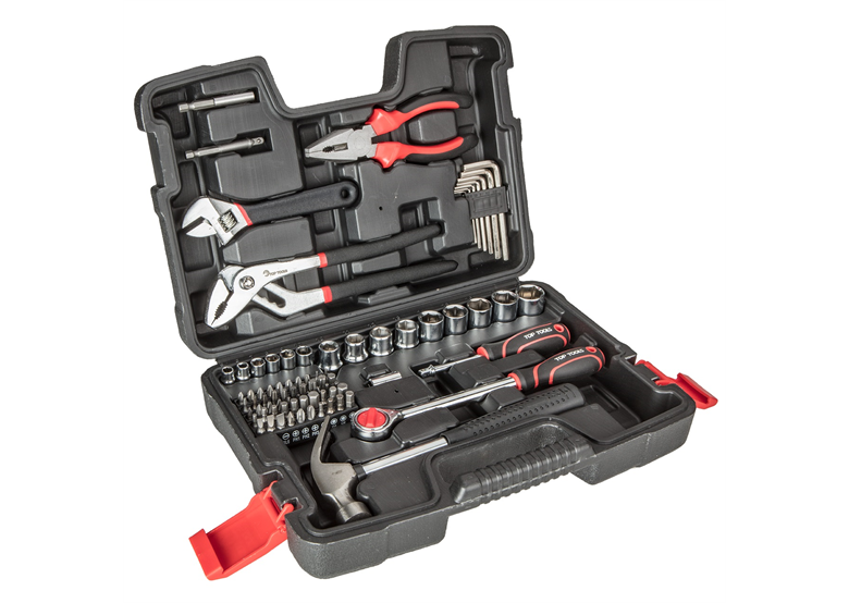 Zestaw narzędziowy 1/4", 1/2" 81szt. Top Tools 38D510
