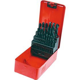 Wiertła do metalu HSS, 1.0-13.0mm, zestaw 25szt. Top Tools 60H725