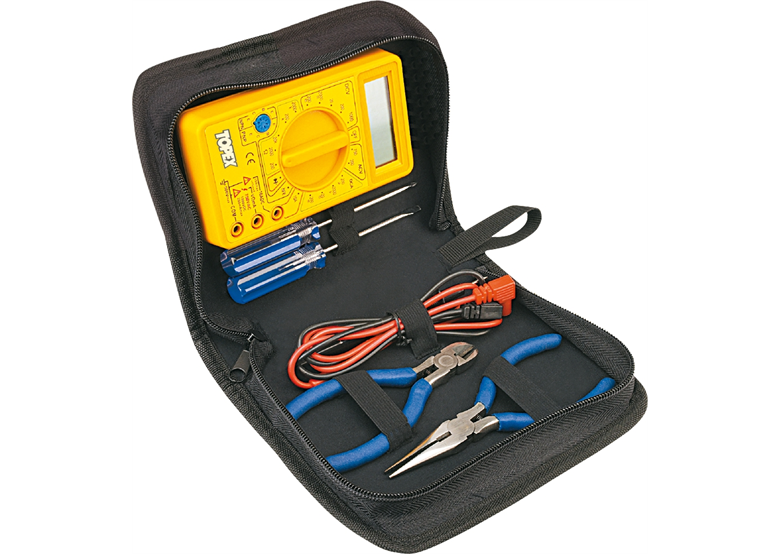 Miernik elektroniczny uniwersalny ze szczypcami i wkrętakami Top Tools 94W110