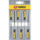 Pilniki iglaki do metalu 6szt. Topex 06A010