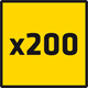 Krzyżyki dystansowe 1 mm, 200 szt. Topex 16B514