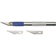 Nóż modelarski, 3 ostrza, 155mm Topex 17B703