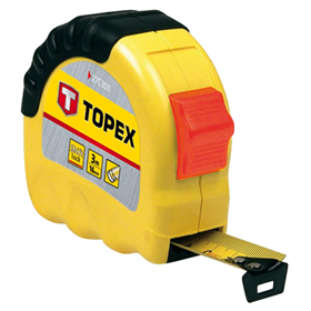 Miara zwijana stalowa 10m x 25mm Topex 27C310