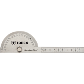 Kątomierz z linijką 100mm Topex 31C700