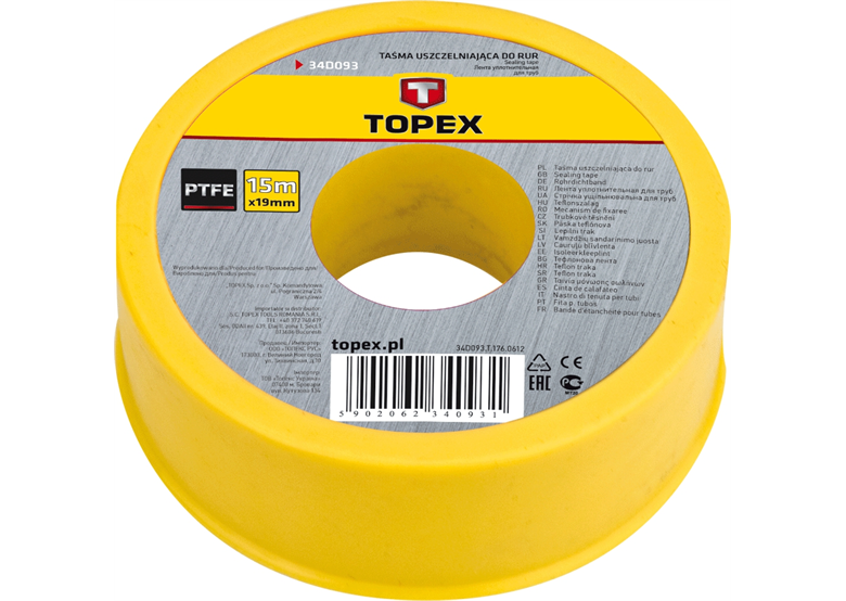 Taśma uszczelniająca do rur Topex 34D093