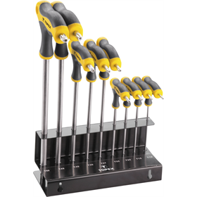 Klucze Torx typu "T" T10-T50, zestaw 9szt. Topex 35D964