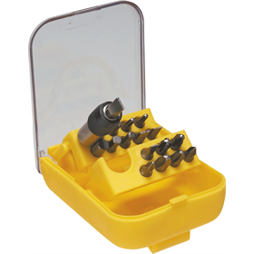 Końcówki wkrętakowe z uchwytem 18szt. Topex 39D363