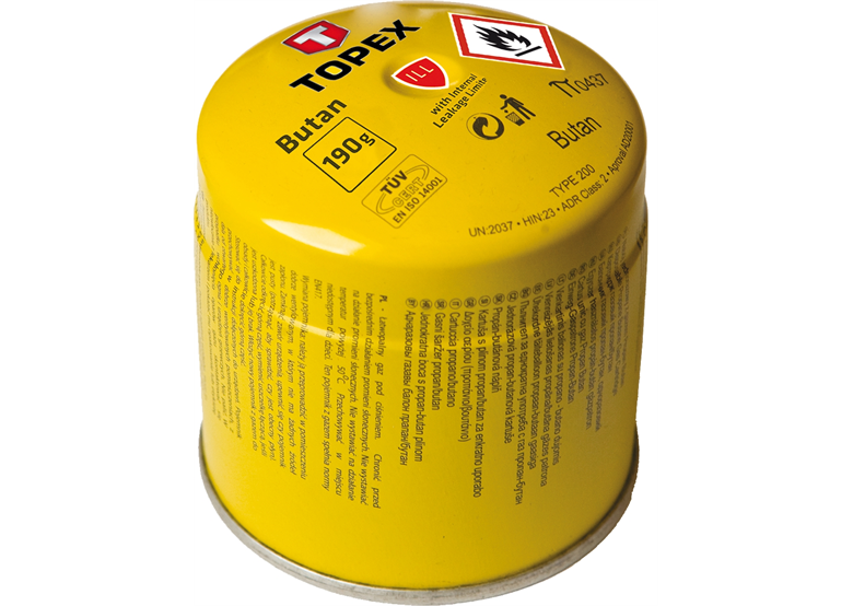 Nabój z gazem butan 190g Topex 44E150