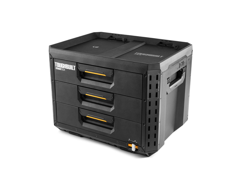 Skrzynia narzędziowa z 3 szufladami ToughBuilt StackTech TB-B1-D-70-3