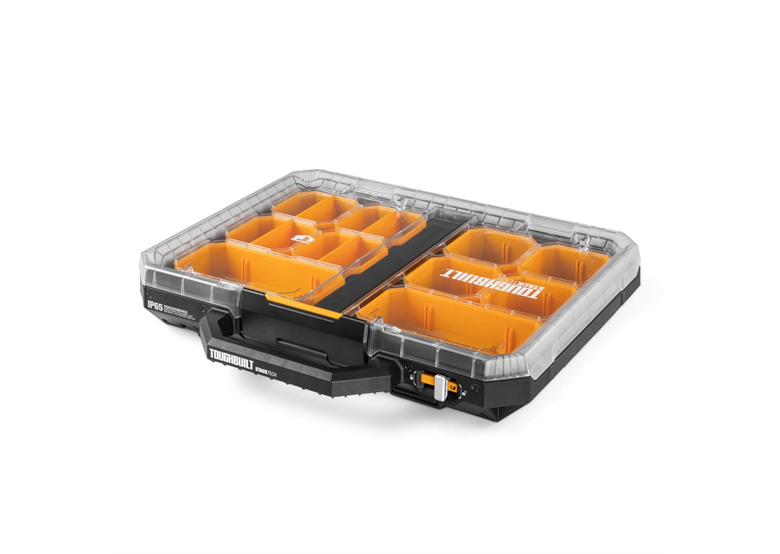 Duży organizer z wyjmowanymi kubekami i przegródkami ToughBuilt StackTech TB-B1-O-10