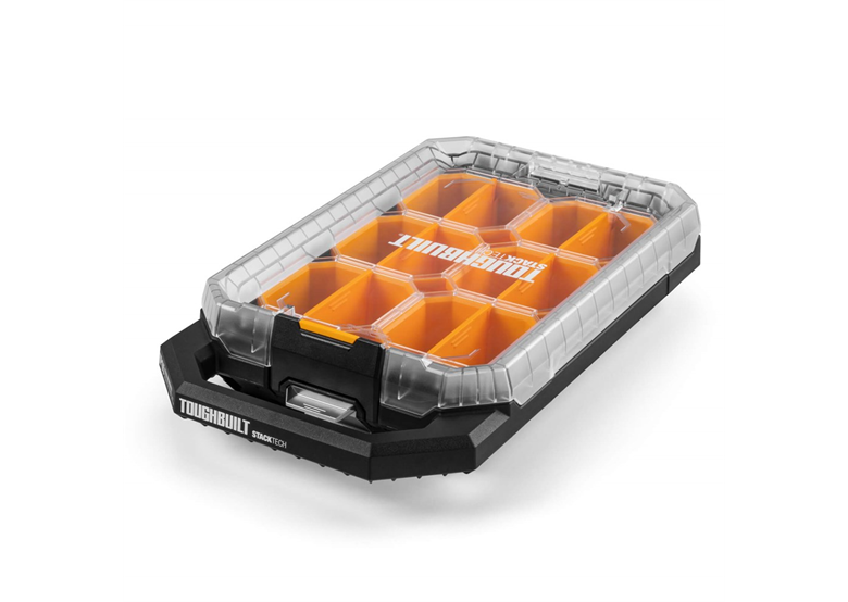 Mały organizer z wyjmowanymi kubełkami i przegródkami ToughBuilt StackTech TB-B1-O-10C