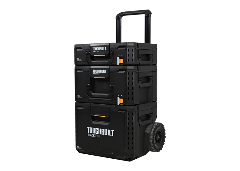 Zestaw 3 skrzyń narzędziowych ToughBuilt StackTech TB-B1S3-B-70R