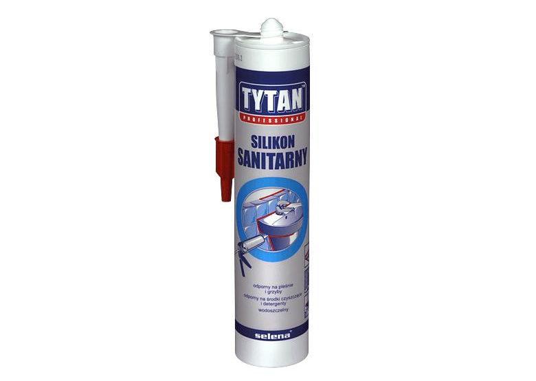 Silikon sanitarny 310ml biały Tytan SIL S TY BI