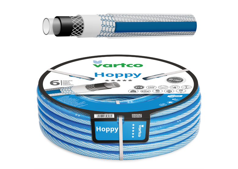 Wąż ogrodowy 1/2" 20m 6-warstwowy HOPPY TFS Vartco HOPPY TFS 1006120020