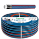 Wąż ogrodowy 1/2" 100 m 4-warstwowy Vartco LIGHT BLUE 1008120100