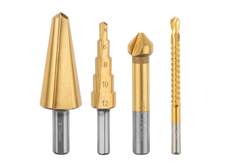 Zestaw 4 wierteł Verto 60H823