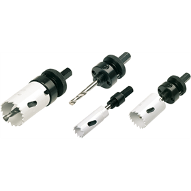 Otwornice bi-metalowe 38-64mm, zestaw 7szt. Verto 60H964