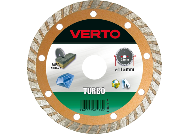 Tarcza diamentowa 230x22.2mm Verto 61H3P9