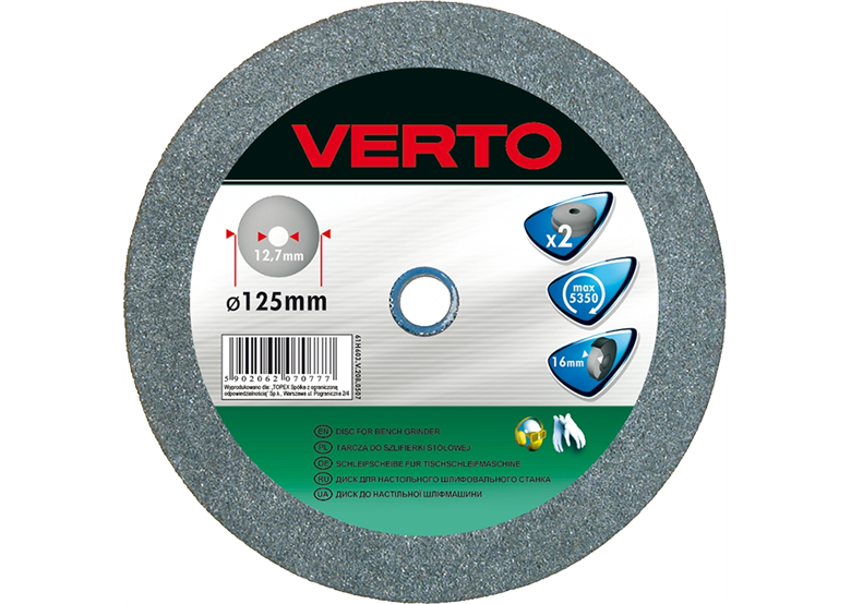 Tarcze szlifierskie 200x20x20mm, 2szt. Verto 61H607