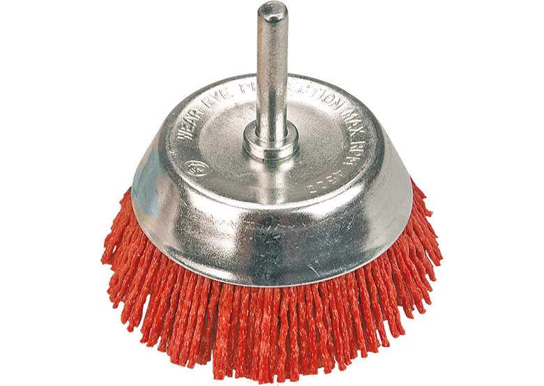 Szczotka ścierna doczołowa z trzpieniem 75mm Verto 62H710