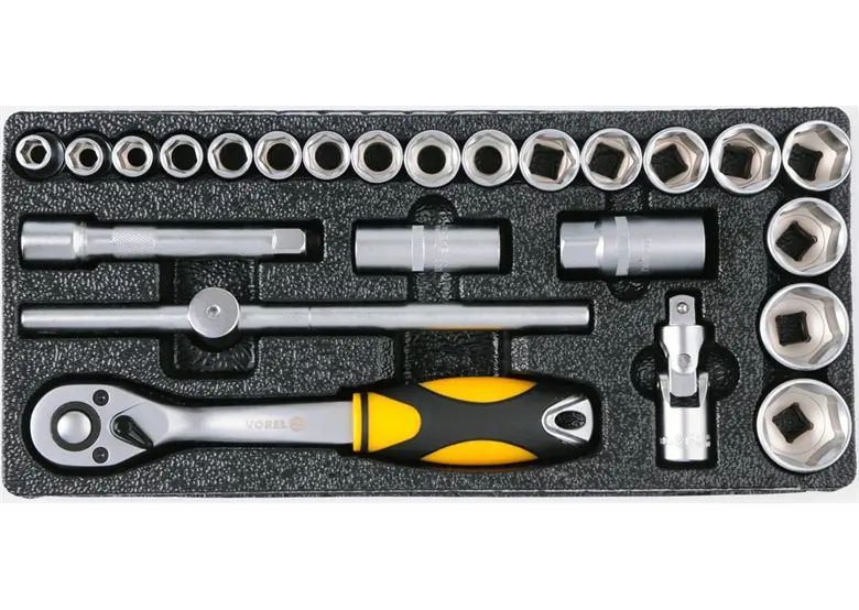 Wózek narzędziowy z wyposażeniem, 177 szt. Vorel 58540 | Narzedzia.pl