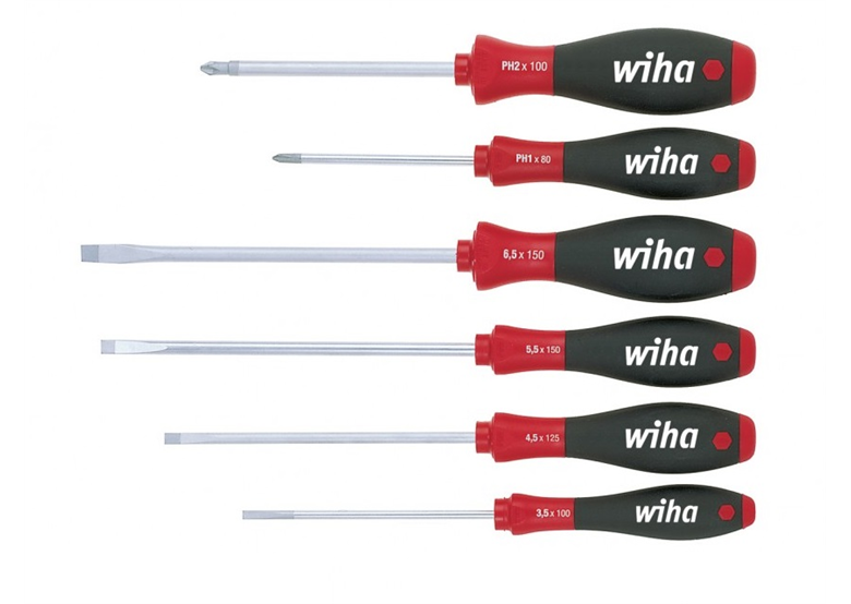 Zestaw wkrętaków SoftFinish 6szt. Wiha 302HK6SO