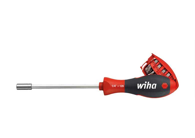 Wkrętak magnetyczny z magazynkiem z 8 bitami Wiha WH-32901