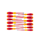 Zestaw wkrętaków Softfinish electric slimFix 12szt. Wiha WH-41003