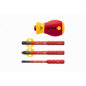 Wkrętak Stubby z 3 bitami slimVario Wiha WH-41230