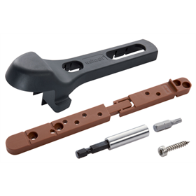 Zestaw do ukrytych połączeń 352szt. Wolfcraft 6971000