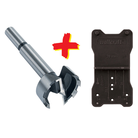Wiertło Forstnera 35/90 z szablonem Wolfcraft WF8728000