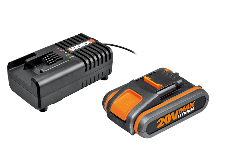 Akumulator 20V 4,0Ah i ładowarka 2A Worx Power Share WA3604