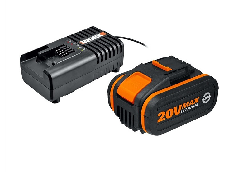 Akumulator 20V 4,0Ah i ładowarka 2A Worx Power Share WA3604