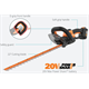 Nożyce do żywopłotu Worx Power Share WG261E.9.