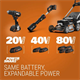 Nożyce do żywopłotu Worx Power Share WG261E.9.