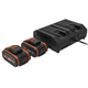 2 akumulatory 20V 4.0Ah i ładowarka z 2 portami Worx PowerShare WA3611