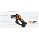 Pilarka łańcuchowa  do gałęzi Worx WG324E.9