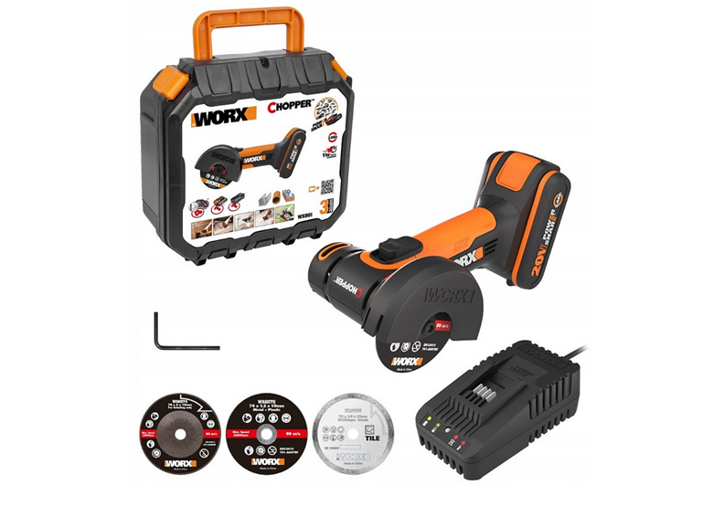 Miniszlifierka kątowa Worx WX801