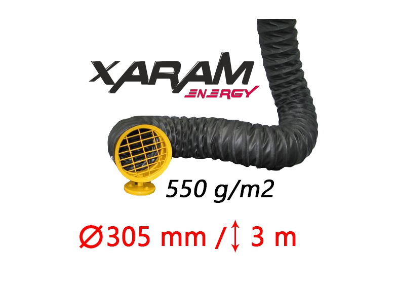 Antystatyczny przewód elastyczny do nagrzewnic Xaram Energy 550g 305mm 3m
