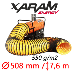 Przewód elastyczny do nagrzewnic Xaram Energy 550g 508mm 7.6m
