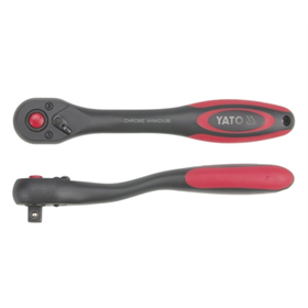 Grzechotka powlekana wygięta 1/4" 144 mm Yato YT-0293