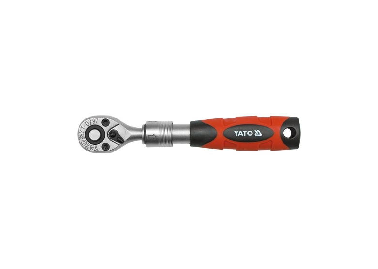 Grzechotka 1/4" przedłużany uchwyt Yato YT-0297