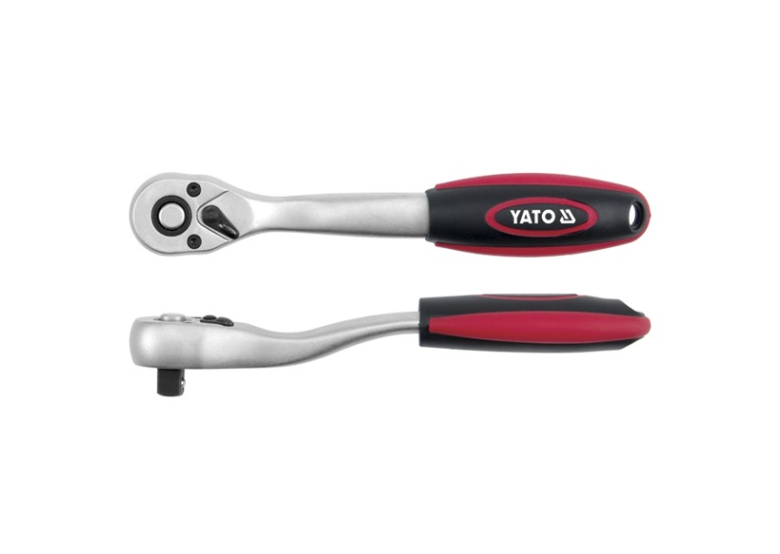 Grzechotka wygięta z plasitkową rączką 3/8'' CR-V Yato YT-0320