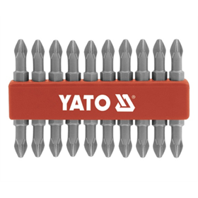 Groty obustronny do wkrętarki 10 sztuk PH2 x 65 Yato YT-0481