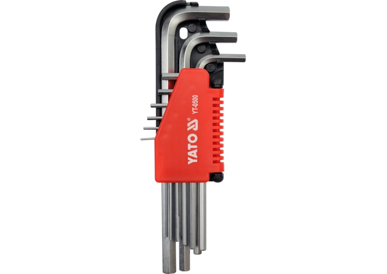 Klucze hex 9 części 1,5-10 mm CRV Yato YT-0500