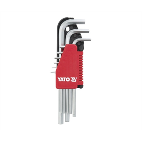 Klucz Hex 9 części 2-10 mm CR-V Yato YT-0502