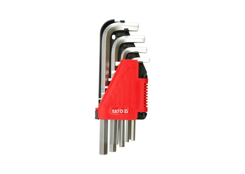 Klucze Hex 10 części 2-12 mm CR-V Yato YT-0508