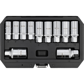 Wykrętaki do szpilek 3/8", 1/2", zestaw 11 elementów Yato YT-06201
